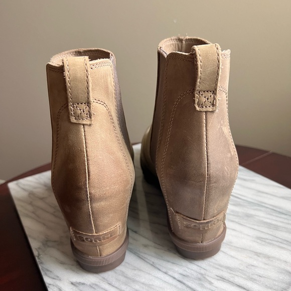 EUC Sorel Bootie Size 10 Women’s Joan of Arc Ash Brown - Picture 4 of 7